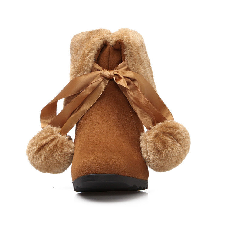 Cute Loli Furball Sweet Lolita Boots 3 Colors - Product - 16