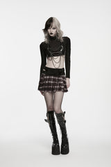 Black Chain-Decorated Women's Punk Luxurious Royal Tassel Body Harness - Product - 3