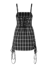 Cute High Waist Women's Steam Punk Strap Dress - Product - 14
