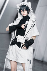 White Functional Style Ouji Fashion Prince Handsome Lolita Shorts - Product - 2