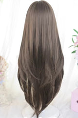 Wispy Air Bangs Straight Sweet Japanese Style Lolita Wig 2 Colors - Product - 3