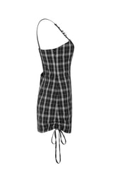 Cute High Waist Women's Steam Punk Strap Dress - Product - 13