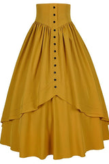 Gothic Elegant Ruffle Lolita Victorian Skirt 8 Colors - Product - 5