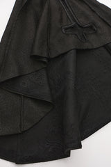 Black [Eternal Dark Portrait] Long Sleeves Vintage Elegant Prince Handsome Ouji Lolita Coat - Product - 8