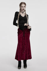 Black V Collar Long Sleeves Lace Sheer Women's Gothic Blouse - Product - 4