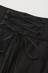 Black Glass Castle Elegant Handsome Prince Ouji Fashion Lolita Pants - Product - 5