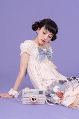 Blue/Pink Camera Sweet Lolita Crossbody Bag - Product - 4