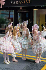 Purple [Candlelight Elegance] Long Trumpet Sleeves Multi-Layered Ruffle Bowknot Lace Sweet Elegant Lolita Dress - Product - 8