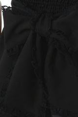 Black Japanese High Waisted Multi-Layered Lace Sweet Jirai Kei Skirt - Product - 6