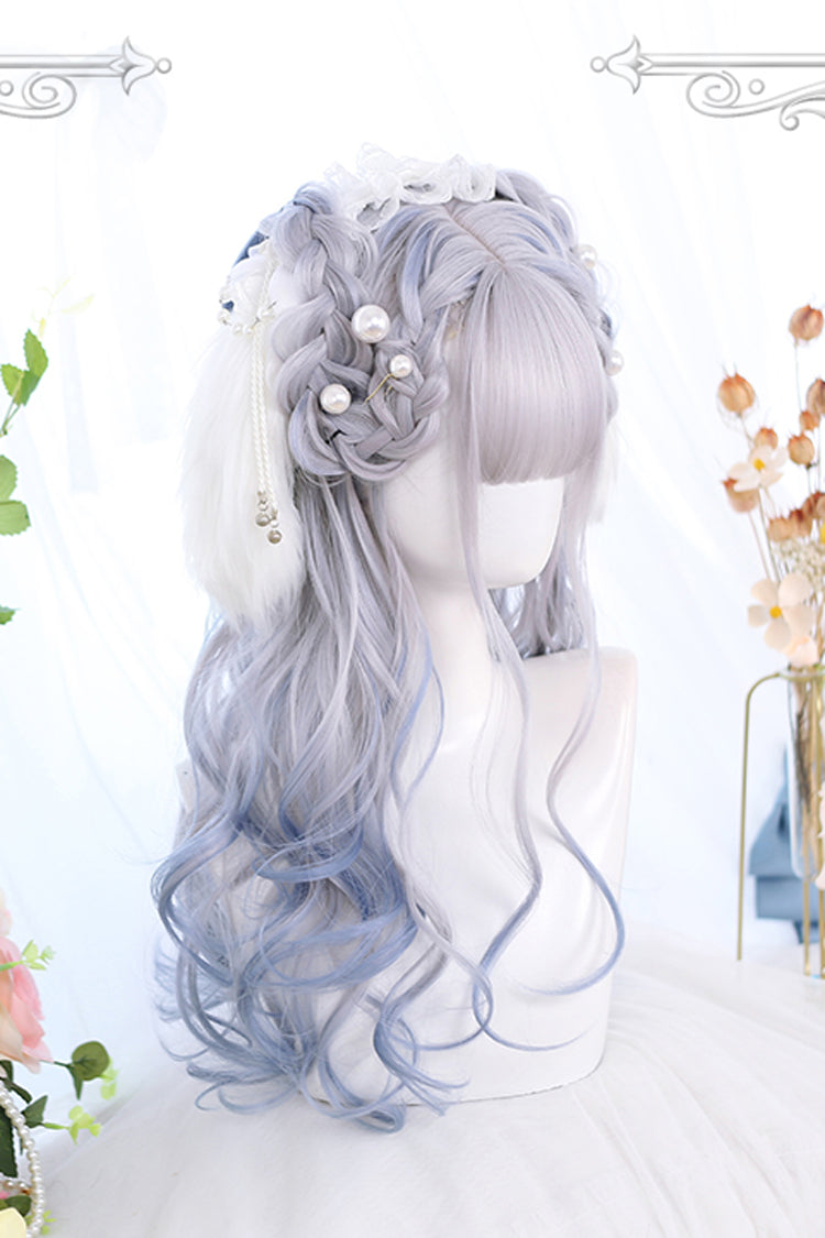Multi-Color Bleaching And Dyeing Long Big Wave Sweet Lolita Wigs - Product - 2