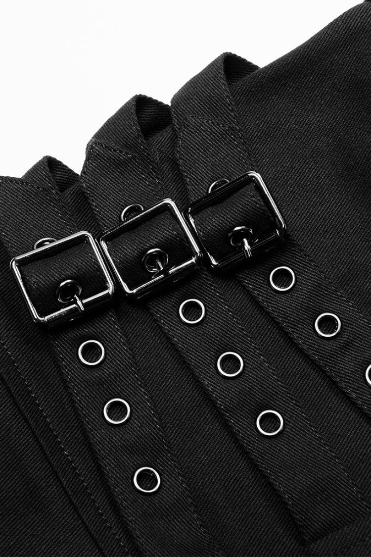 Multi Pockets Buckles Detachable Men's Steampunk Pants 2 Colors - Product - 12