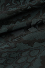 Jacquard Long Sleeve Front Metal Eyelets Lace Up Metal Carving Buckle Cuff Men's Gothic Shirt 3 Colors - Product - 21