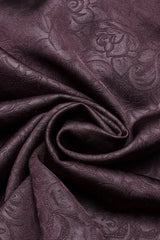 Red Stand Collar Long Sleeves Ruffle Embroidery Lace-Up Plunging Rose Men's Gothic Blouse - Product - 8