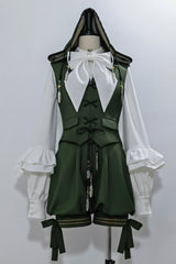 Green [Rabbit Feather] Sweet Prince Handsome Ouji Lolita Vest - Product - 3