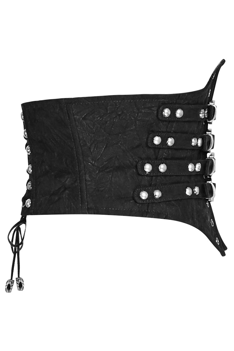 Black Metal Nails Metal Hasp Decoration Womens Steampunk Girdle - Product - 8
