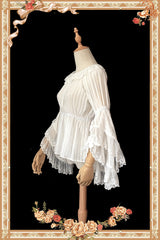 Fairytale Ball Party Big Hime Sleeves Chiffon Sweet Lolita Blouse 3 Colors - Product - 4