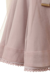 Japanese High Waisted Ruffle Mesh Belt Buckles Jirai Kei Skirt 3 Colors - Product - 9