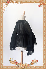 Fairytale Ball Party Big Hime Sleeves Chiffon Sweet Lolita Blouse 3 Colors - Product - 9
