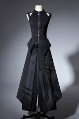 Black  [Nightblade] Ouji Gothic Vintage Prince Cool Lolita Pants (Pants Only) - Black - 1