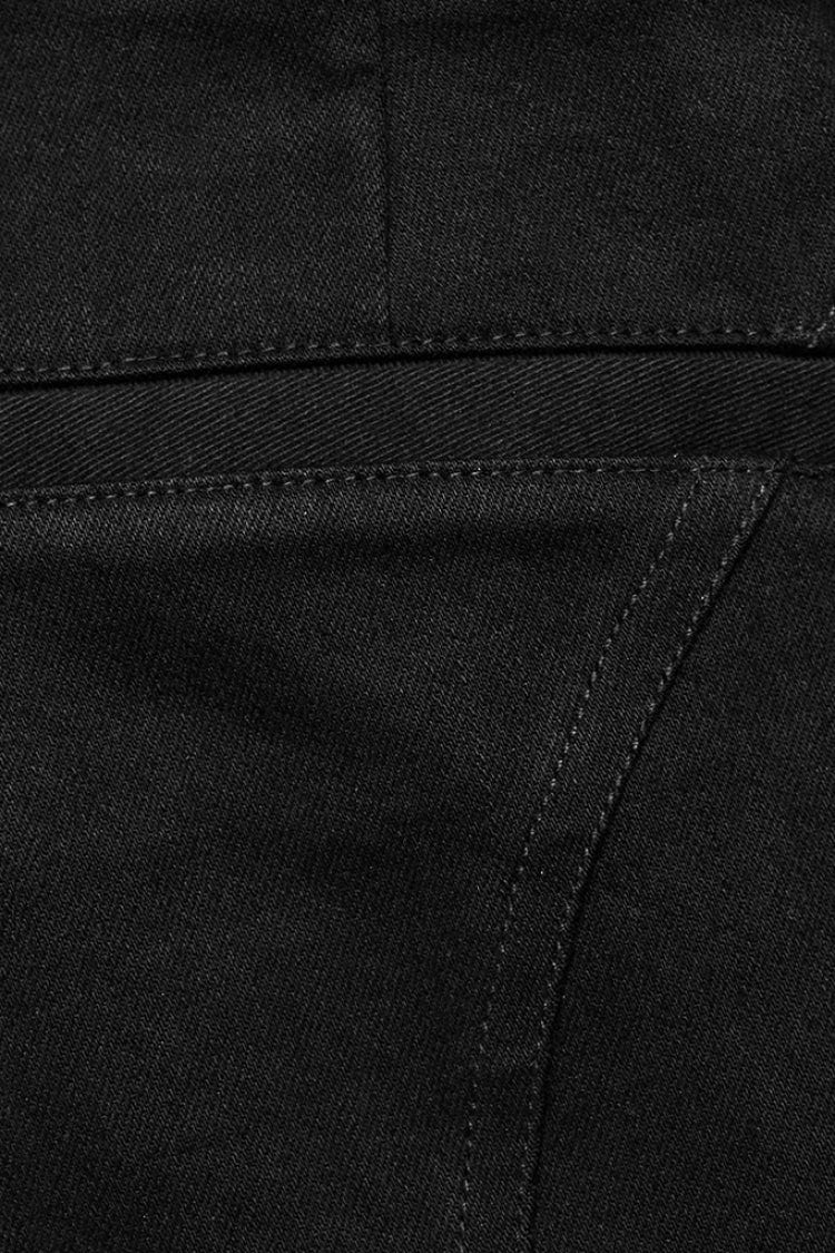Black Pocket Rivet Buckle Women's Punk Shorts - Product - 8