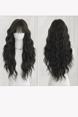 Korean Fluffy Long Water Wave Sweet Lolita Wig with Thin Air Bangs 3 Colors - Product - 9