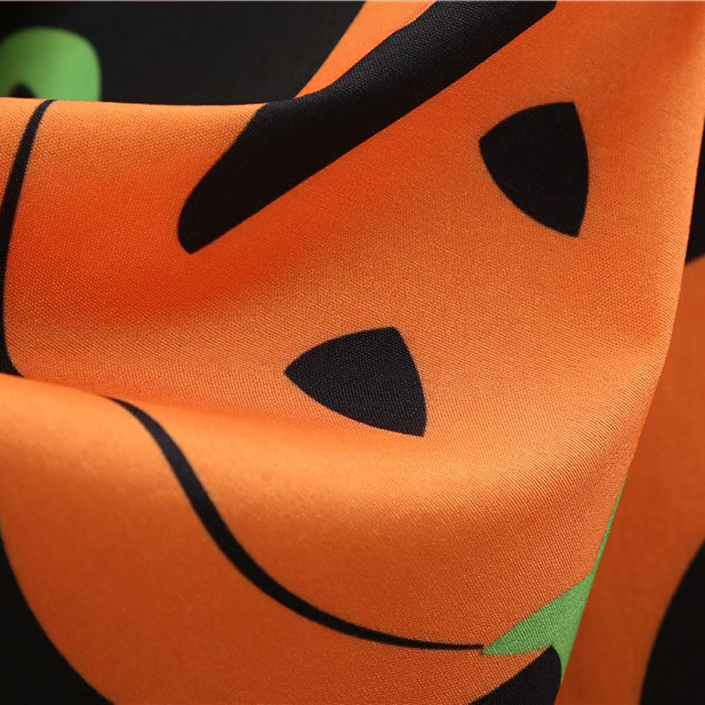 Fantastic Women's Halloween Dress with Pumpkin Print / Ladies Clothes with Long Sleeve - image 18