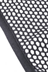 Black Long Sleeves Fishnet Mesh Women's Gothic Punk Hooded Cape - Product - 17