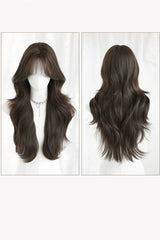 Cool Black Brown Effortless Layered Sweet Lolita Long Voluminous Big Wave Wig - Product - 8