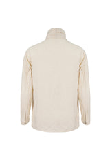 Stand Collar Ruched Men's Gothic Shirt - Product - 7