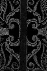 Embroidery Lace-Up Zipper Women's Gothic Corset 2 Colors - Product - 5