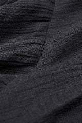 Black Multi-Layered Irrgular Hem Women's Punk Tasseled Skirt - Product - 16