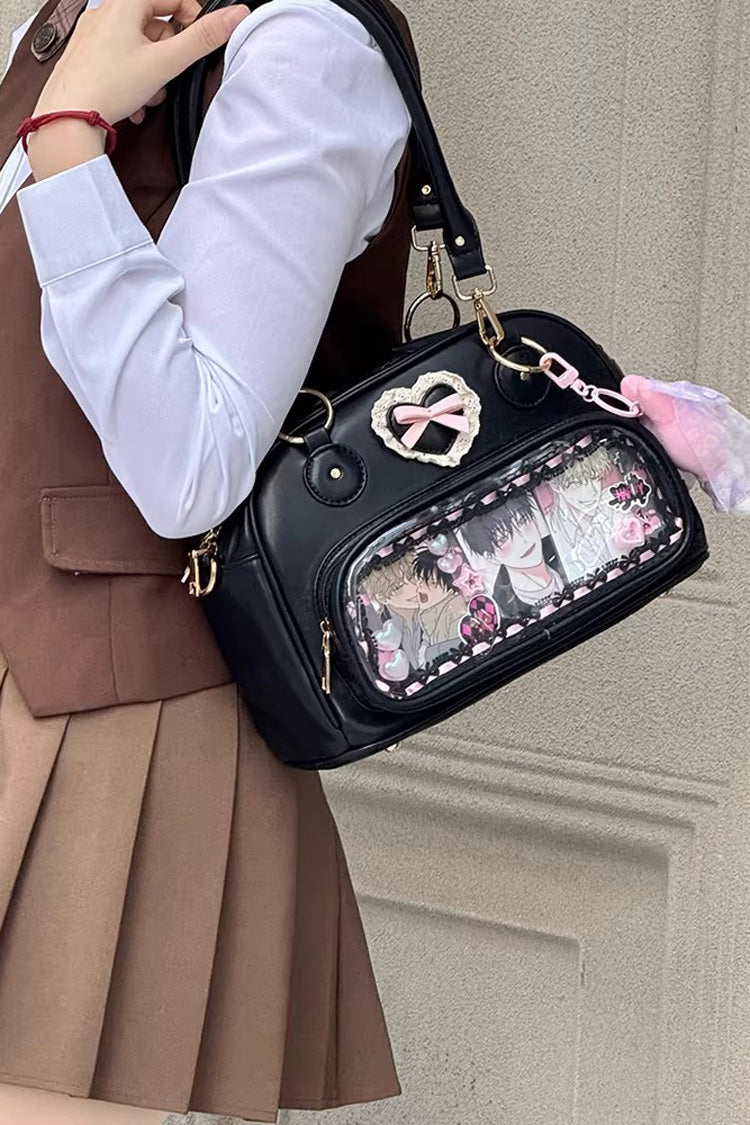 Sweet Anime-style Transparent Bow Japanese Lolita Itabag 5 Colors - Product - 8
