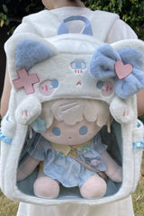 Cat Ears Bow Plush Sweet Lolita Itabag 5 Colors - Product - 6