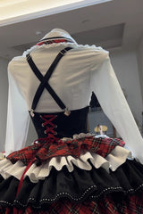 White Opera Rock Girl Classic Lolita Blouse - Product - 2