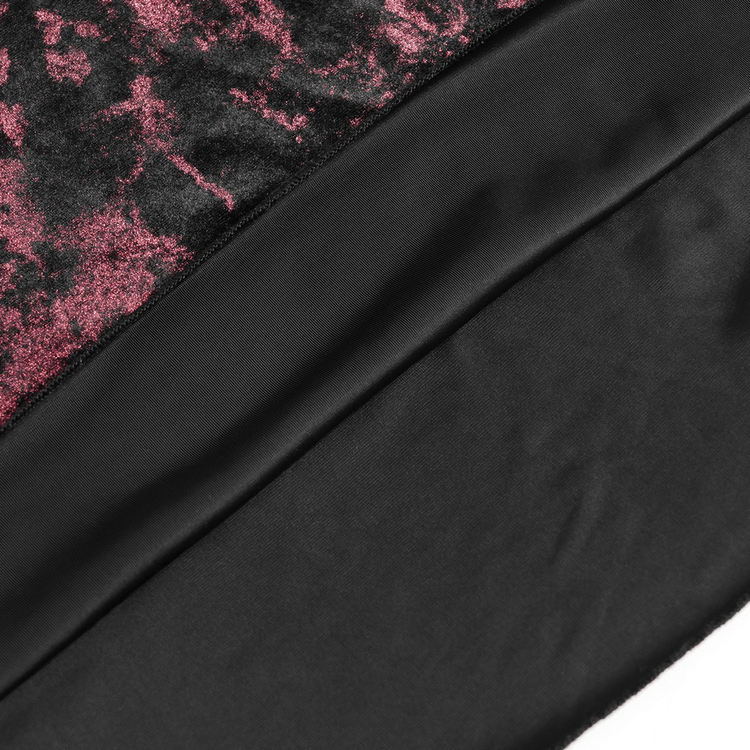 Female Gothic Lace-Up Dress with Ruffled Tulle Layers - image 13