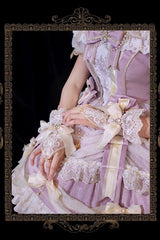 Purple [Girls' Day] Short Sleeves Multi-Layered Ruffle Bowknot Lace Sweet Lolita Dress 2 Versions - Product - 6