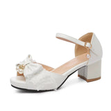 Leyana Bowknot Sweet Elegant Lolita Sandals 4 Colors - Product - 7