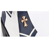 Navy Style Cross Decoration High Heel Sweet Lolita Boots - Product - 7