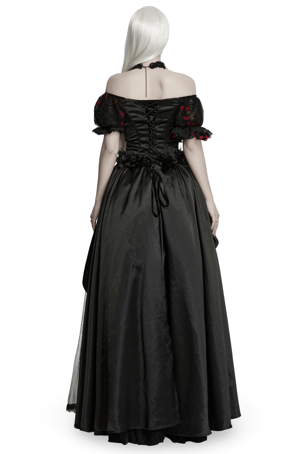 Gorgeous Rose Dress with Victorian Lace and Floral Details - image 2