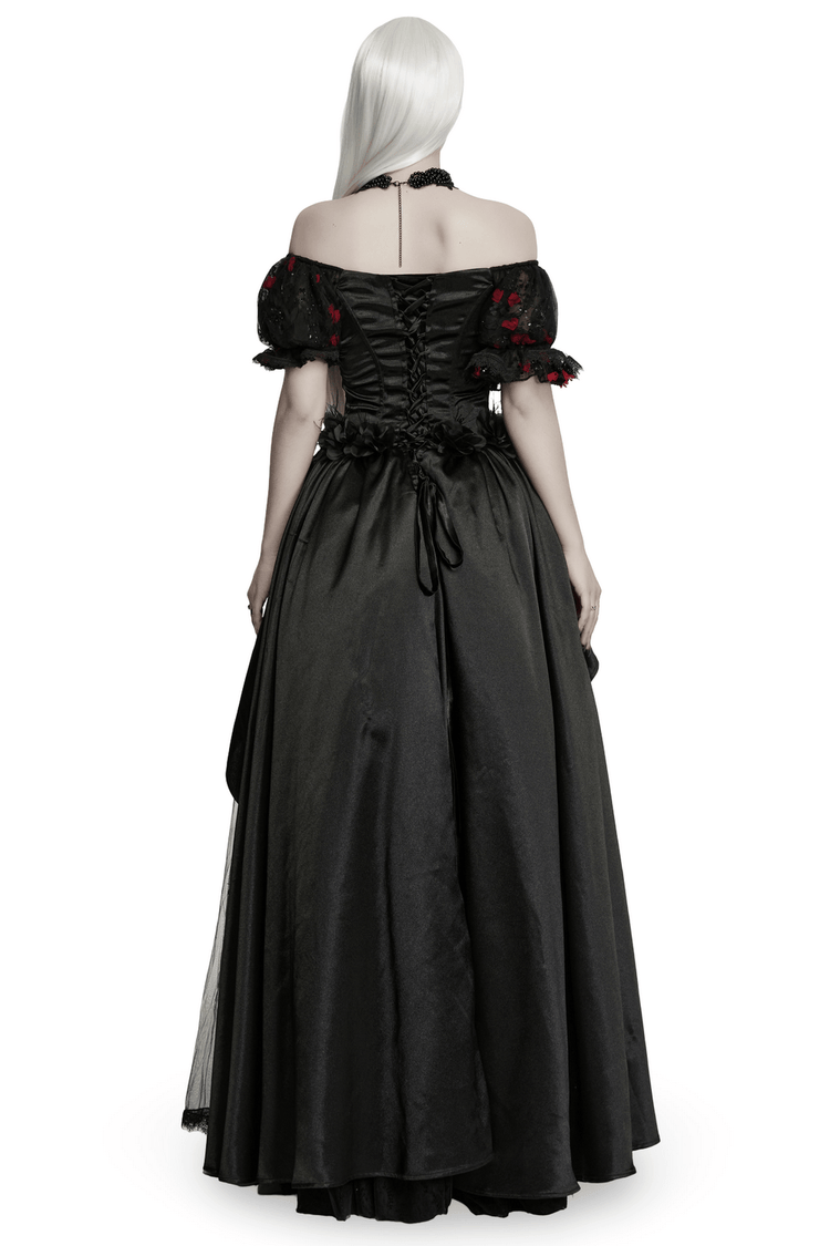 Gorgeous Rose Dress with Victorian Lace and Floral Details - image 2