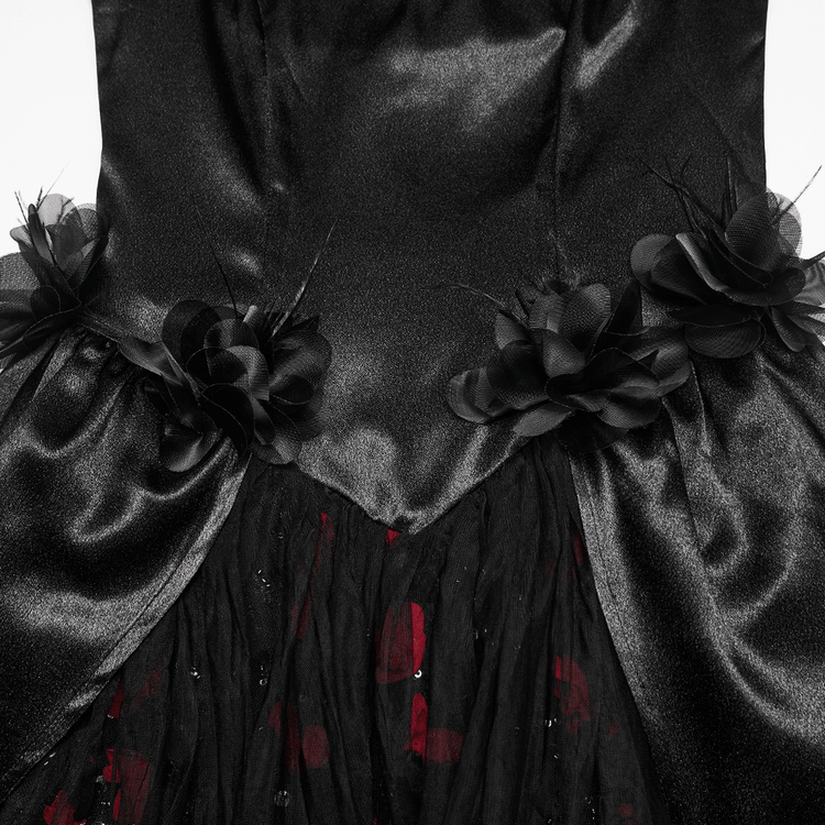 Gorgeous Rose Dress with Victorian Lace and Floral Details - image 10