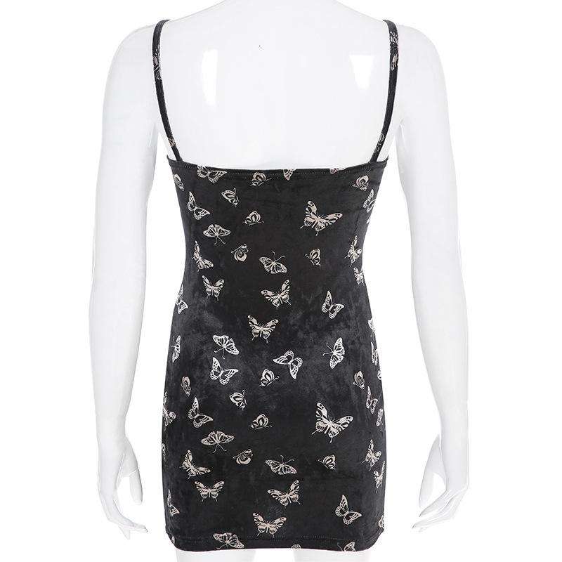 Gothic Black Dress Women Strap Backless Off Shoulder Female in Alternative Fashion - image 5