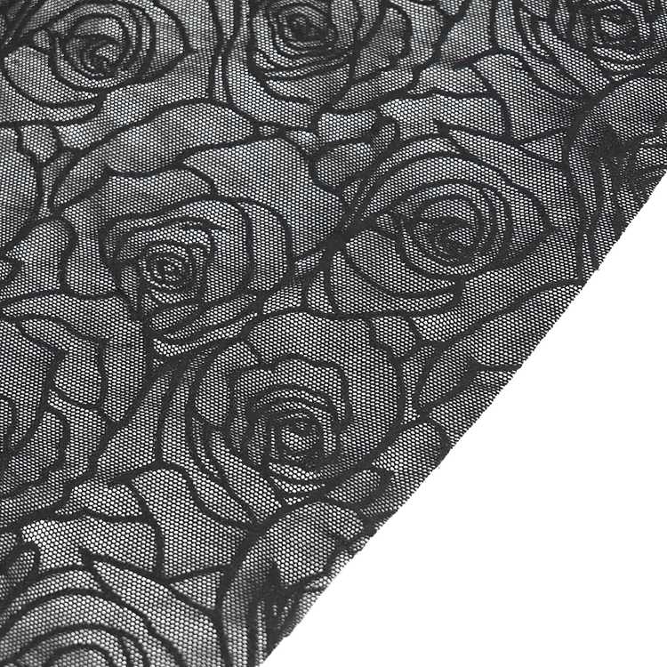 Gothic Black Lace and Rose Corset Dress with Flowing Skirt - image 9