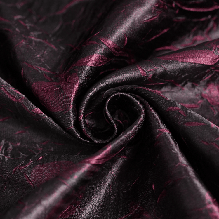 Gothic Burgundy Halter Dress with Lace Layers - image 14