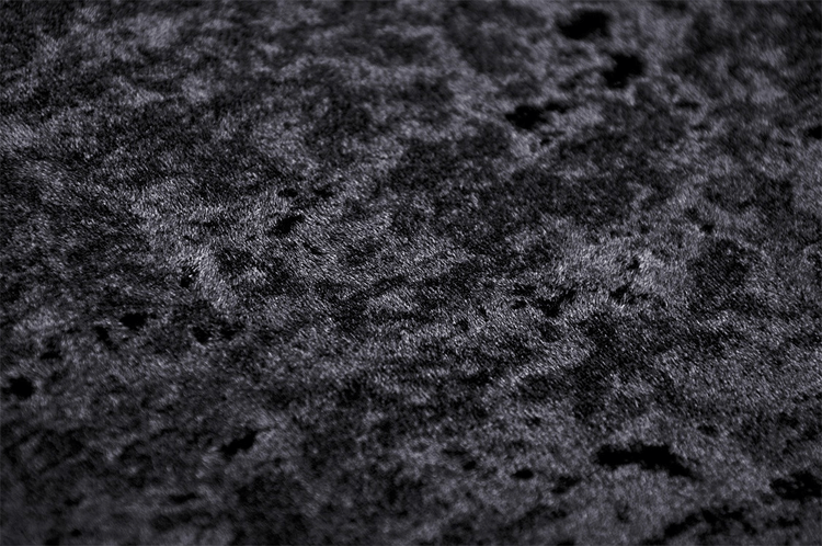 Gothic Dramatic Black Velvet Lace Asymmetrical Dress - image 13