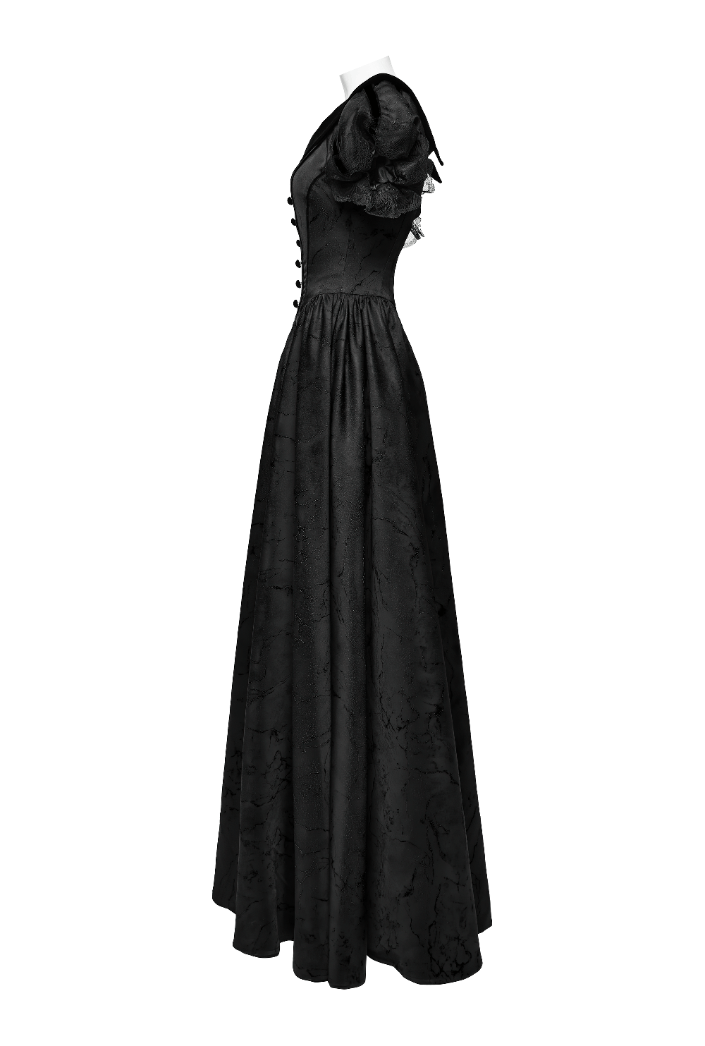 Gothic Elegant Ball Gown Off-Shoulder Jacquard Dress - image 5