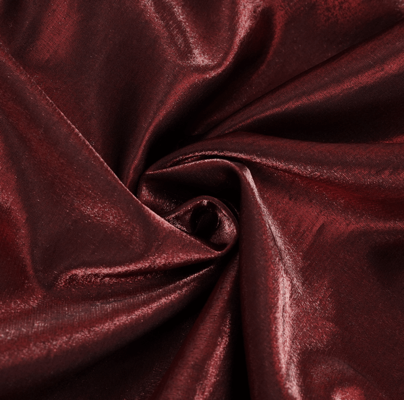 Gothic Female Wine Red Drawstring Lace Splice Slip Dress / Women's Long Dress with Straps - image 11