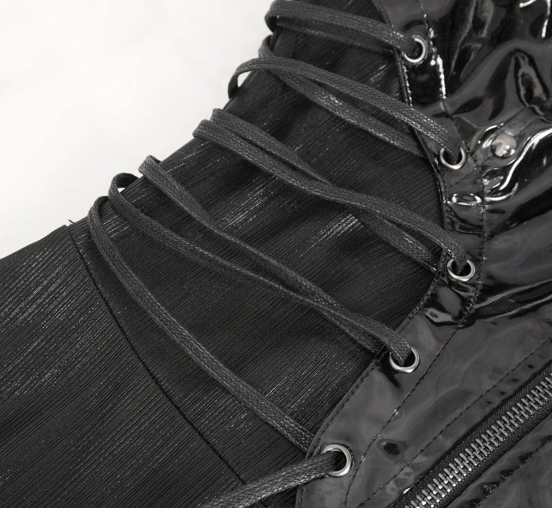 Gothic Lace-Up Back Dress with Adjustable Shoulder Straps - image 11