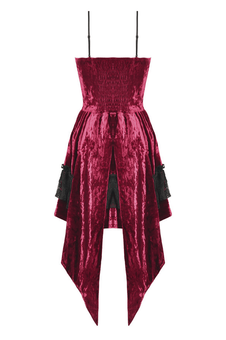 Gothic Lolita Mini Dress with Black Lace Details - image 5