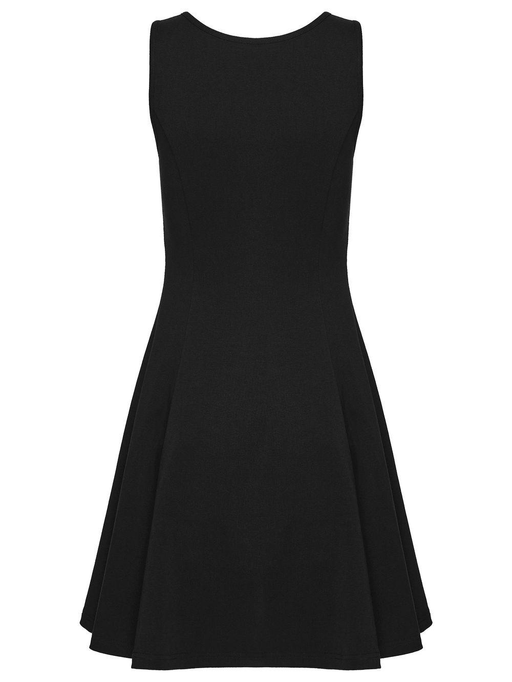 Gothic Moon Phase Skater Black Dress for Women - image 6
